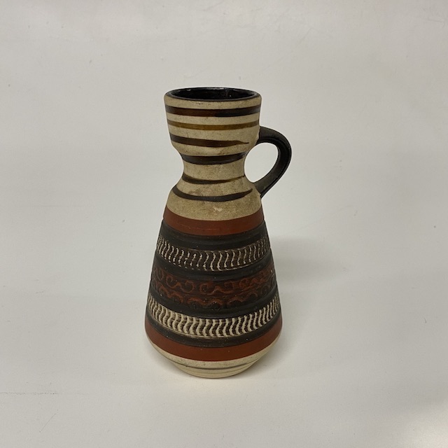 VASE, German Pottery - Brown Stripe (small)